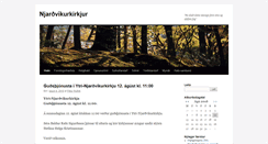 Desktop Screenshot of njardvikurkirkja.is